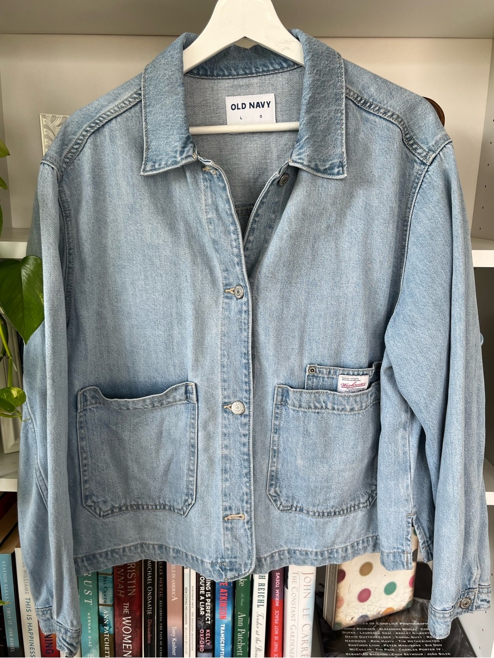 Old Navy Denim Chore Jacket Size Large